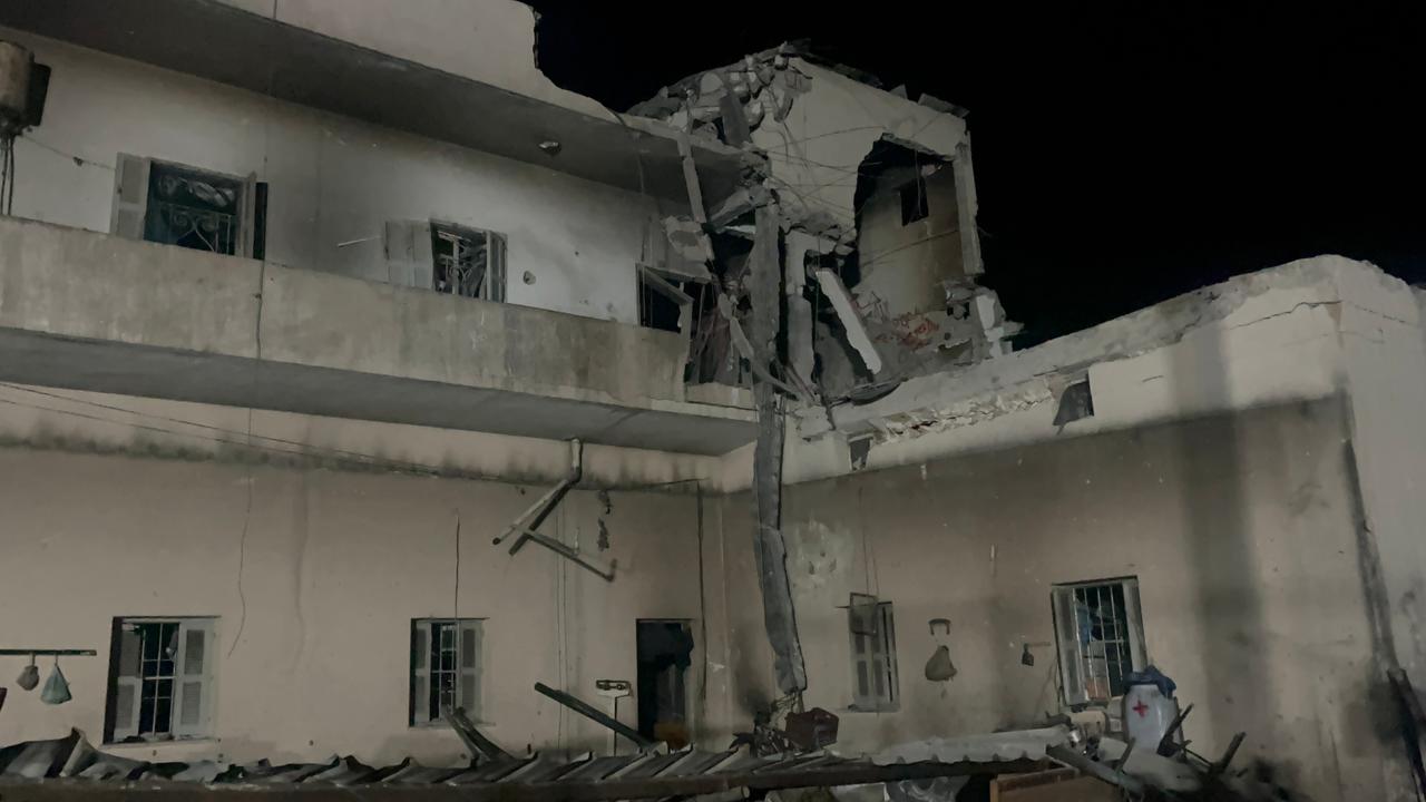 أثار قصف الاحتلال على معهد الأمل للأيتام.